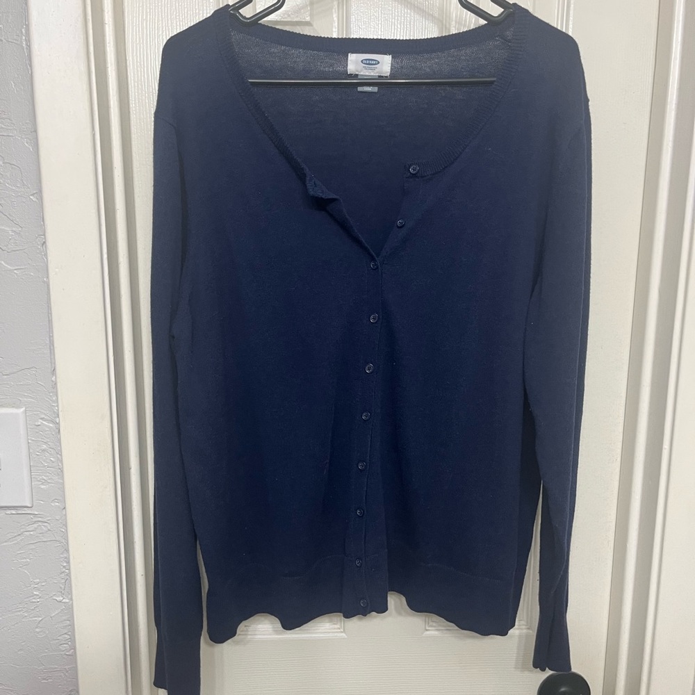Navy Blue Cardigan